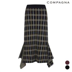 [꼼빠니아] 체크패턴니트롱스커트_CABW0-WSS610