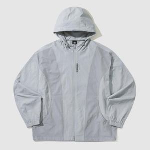 M 엄브로후드집업 CQK UP321CJK77-CGR 썬샤워 경량우븐 후드 숏 자켓 / CHARCOAL GRAY