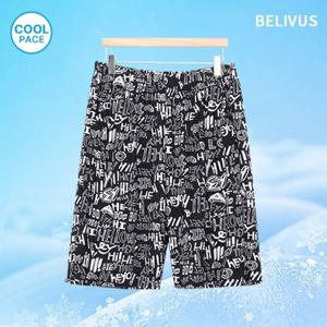 빌리버스 남자 바지 쿨팬츠 냉감 아이스 패턴 반바지 홈웨어 DM0141