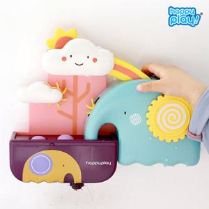 해피플레이 유아 목욕놀이 장난감 코끼리친구들 샤워기