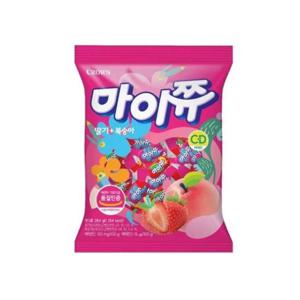 부품 (P)크라운 마이쮸(딸기+복숭아/284g)