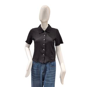 [파파야]스판 카라 블라우스(PNPRBL007B)