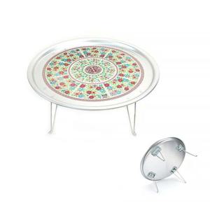 접이식 양은 시골밥상 특대(다과용) 접이식발상 양은밥상 접이식밥상 레트로밥상 양은상 추억의밥상