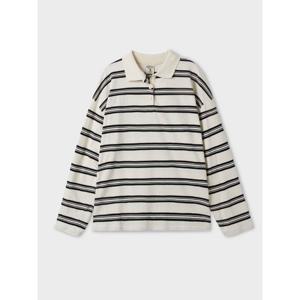 [후아유] 여성 Yoko Multi Stripe Collar T-shirt(F) WHHAF4891F