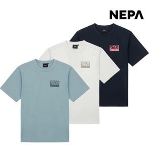 네파 남성 여성 그래픽 반팔 티셔츠 여름 캐주얼 루즈핏 기본티 7KD5372