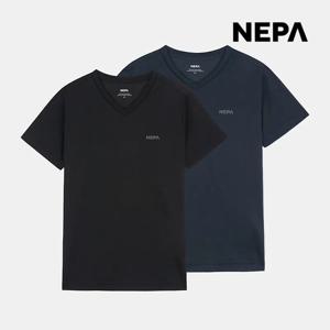 네파 공용 1 + 1 반팔 브이넥 티셔츠 패키지 기본티 등산복 7LG5362