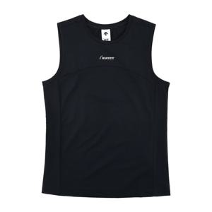 데상트 여성 베이직 슬리브리스 SP312TST71BLK