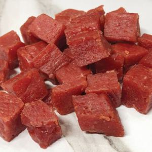 댕이네맛집 강아지 간식 육포 애견간식 오리큐브300g