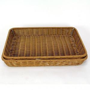 PP라탄 직사각바구니   주방용품 라탄바구니 바구니 나무채반 채반 라탄