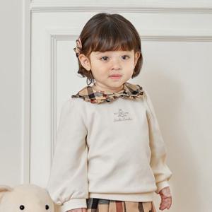 [닥스베이비]닥스베이비 하우스체크 카라 맨투맨 ETF31TM51M_IV