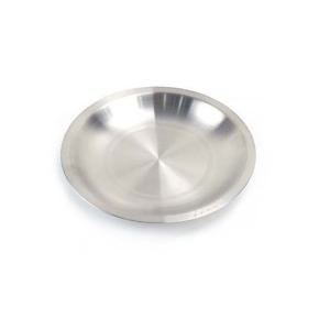 업소용 스텐 엠보 원형 고기접시(중)-23cm 고기접시엠보 사각 다용도 업소용접시