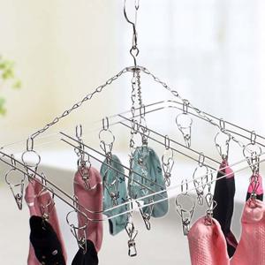 스텐 미니 빨래 집게 건조대 사각형 양말 속옷 건조