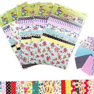 패브릭시트 패브릭천스티커 데코천 (10장입)-15X10cm