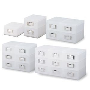 시스맥스-아이박스-미니 미니 2단 146x187x164mm (1EA) 플라스틱서랍 수납서랍 디자인수납장 디자인서랍장