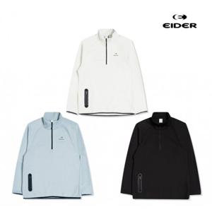 아이더 [택가 129,000원] 남성 퀴츠 보온성 우수한 긴팔 짚업 티셔츠 DMU22201