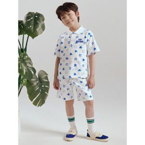 [탑텐키즈]MKF2IP1104 남아) 쿄니 쿨에어 코튼 피케 프린트 셋업