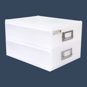 데스크 정리함 다용도 수납함 중형 2단 멀티 박스