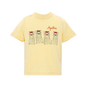미니로디니 2472014323 (Agatha dogs sp ss tee) 아가타 도그 아동 반팔티