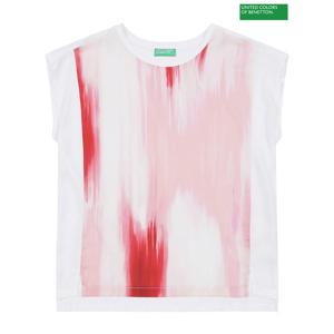 베네통 Unique print sleeveless 3F_3EERD105X_RD