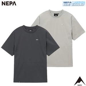 네파 (7K45361) 여성 봄여름 컴포 쉴드 긴 기장 우븐 반팔 티셔츠