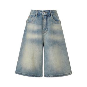 [포커스]포켓 포인트 데님 버뮤다 팬츠 PBBF5M1PT7741