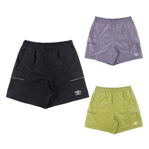 [엄브로]엄브로 RAVE 나일론메탈 4부 카고 반바지 UP321CHP81