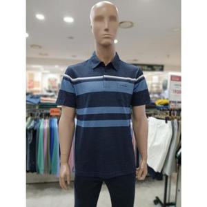 크로커다일 세이브존05 CP 피케 전판 분항 패턴 제천에리 네이비 반팔 티셔츠 AATS2403 33