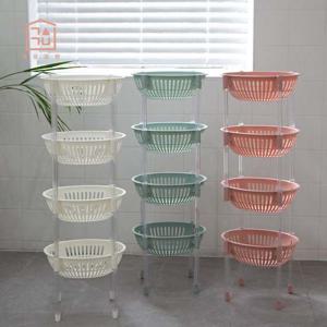 상상초월 다용도 안전수납 주방 욕실 오픈 4단 바스켓