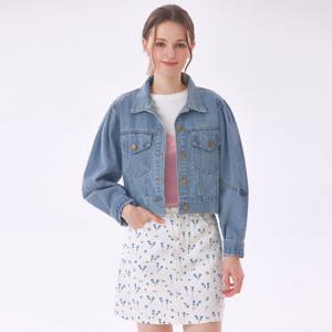 [포커스]퍼프소매데님크롭자켓 PBBF4S1JK1061