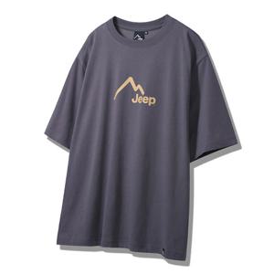 JEEP 남녀공용 빅로고 심볼 반팔 반팔티 JP5TSU111GR
