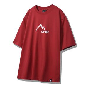 JEEP 남녀공용 빅로고 심볼 반팔 반팔티 JP5TSU111RD