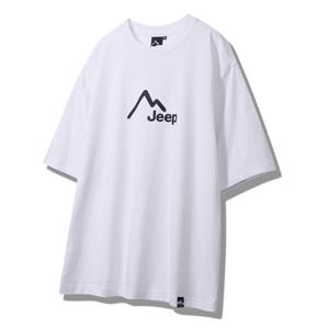 JEEP 남녀공용 빅로고 심볼 반팔 반팔티 JP5TSU111WH