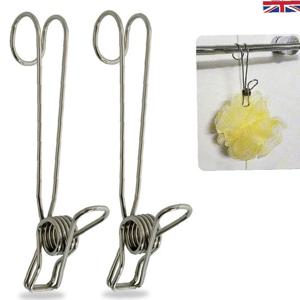 트룹런던 롱테일 더블클립(대) TLL-002 스텐 집게걸이