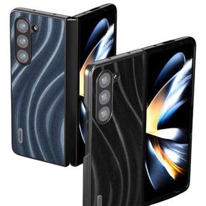 갤럭시Z폴드7 제트지 명품 천연 소가죽 슬림 패턴 핸드폰 케이스