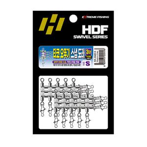 해동 HA-2440 타코 오뚜기 스냅 도래 3단 덕용 문어