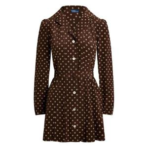 폴로 랄프로렌 플로럴 프린트 버튼 프런트 드레스 211972072001