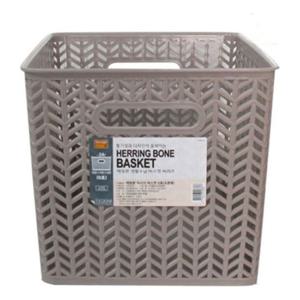 헤링본 직사각 바스켓6호(색상랜덤)