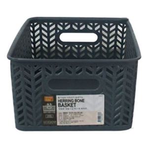 헤링본 직사각 바스켓3호(색상랜덤)