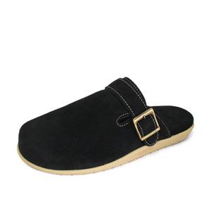 AS가능 아일랜드슬리퍼 클래식 스웨이드 클로그 PTCLOG001M-BKS