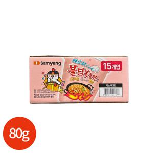 삼양 까르보 불닭볶음면 소컵 80g x 15개