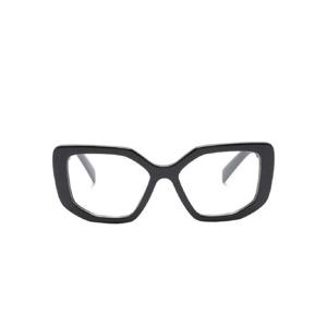 프라다 기하학 프레임 로고 안경 PRA04V