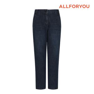 [올포유] 여성 뒷이밴드 포켓 디테일 배기 데님 팬츠 ALPJM7431-913