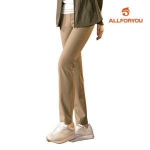 [올포유] [모델착장] 여성 허리 시보리 포인트 세미스키니 팬츠 AWPTL7171-509