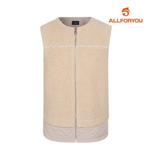 [올포유] 여성 테이프장식 부클 패딩 베스트 ALVEL9231-509_G