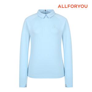 [올포유][올포유] 23FW 여성 시보리 포인트 카라 티셔츠 AWTYM82