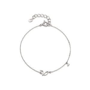[티르리르]리프 튤리 실버화이트 팔찌 TBSSVW13347M