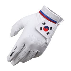 [어베이브] 팀코리아 태극기 국가대표 전체양피 골프장갑 _V