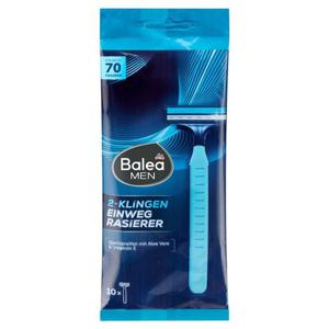 독일 디엠 Balea 발레아 2중날 일회용 면도기(남성용), 10St