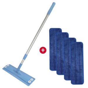 그린피아 초극세사 밀대+물걸레패드4P 바닥청소 걸레