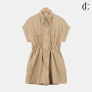 엘케이트 여성 바스락 점프슈트 스트링 반바지 쿨 여름 바캉스 휴가룩 LJL006